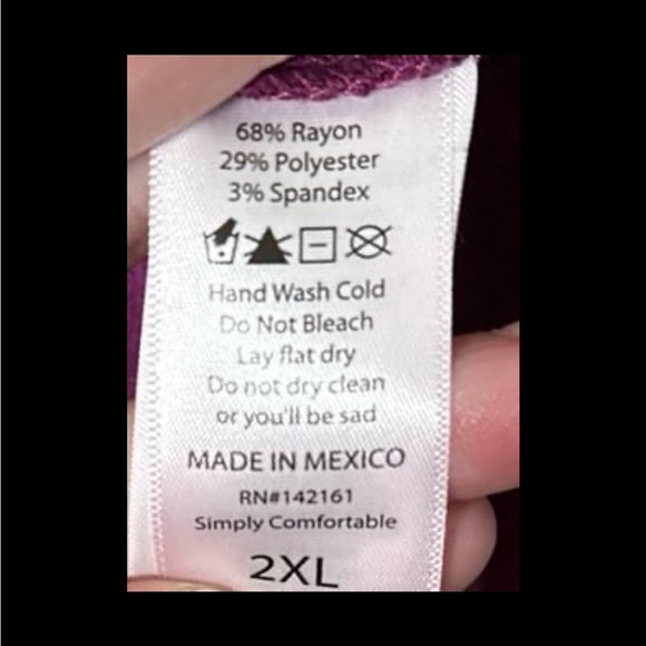 LuLaRoe Naomi Tunic 2XL - Picture 5 of 8